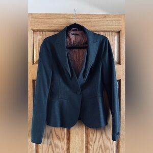 Sisley Textured Black Blazer